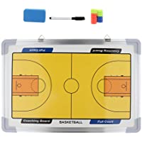 B Baosity Pizarra Táctica de Entrenador Magnética para Entrenamiento de Fútbol-Baloncesto con Accesorios